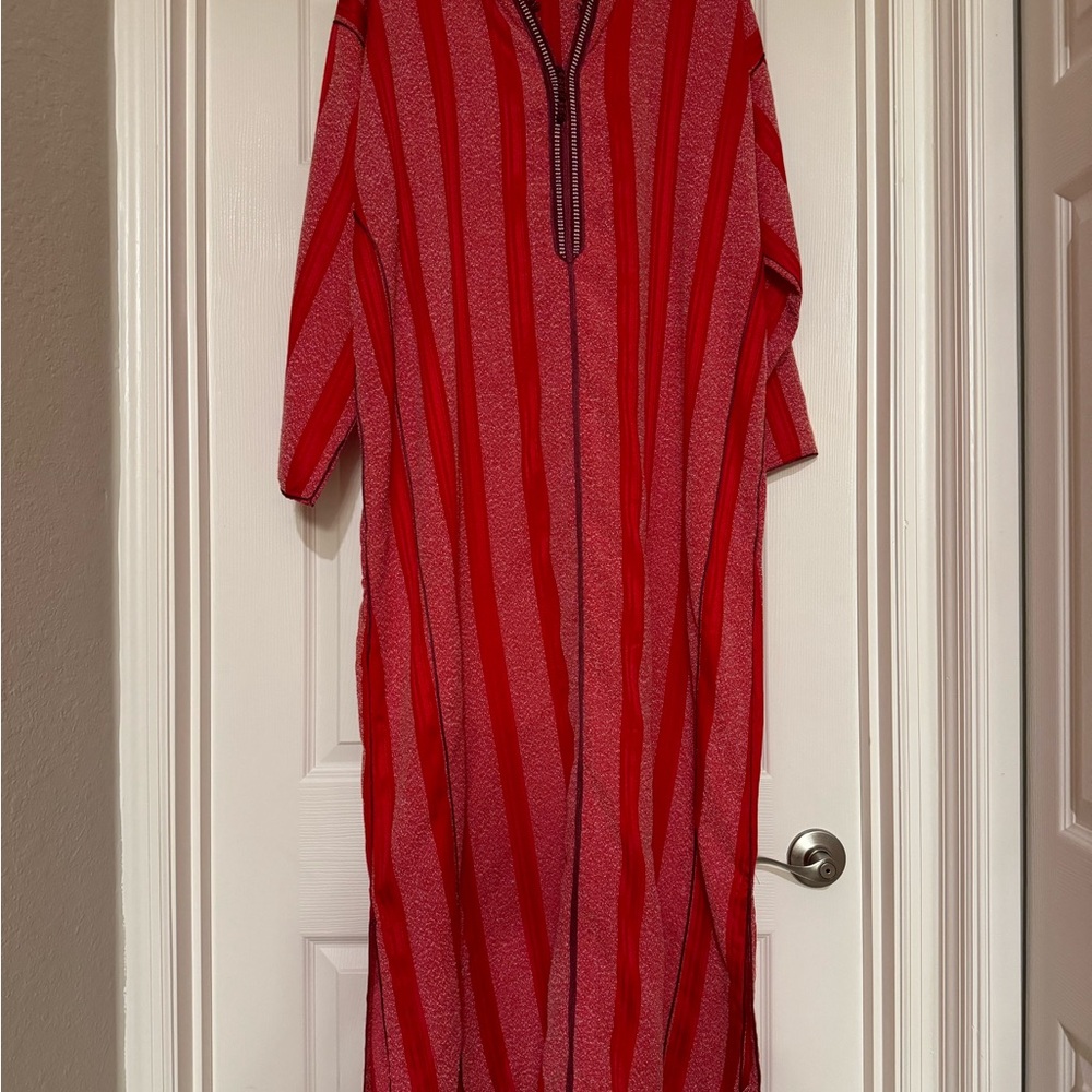 Men’s Moroccan Kaftan Red